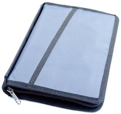 Чехол-сумка с ручкой на молнии для Библии из гидронейлона 17*24 светло-синий