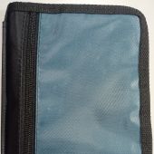 Чехол-сумка с ручкой на молнии для Библии из гидронейлона 15*22,2 светло-синий