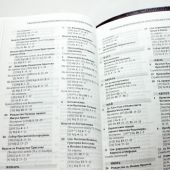 Библия с неканоническими книгами 047 DCTI (вишн., зол. обрез, указатели, кожа, в коробке)