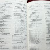 Библия с неканоническими книгами 077 DCZTI (вишневая, кож. пер., индексы, зол. обрез, молния)