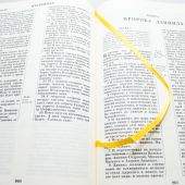 Библия каноническая 087TI (кож. твердый переплет, в коробке)