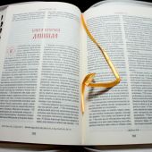 Библия с неканоническими книгами 077 DCZTI (белая, краевые указатели, гибкий переплет, на молнии)