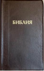 Библия каноническая 048g E5 (коричневая, искусств. кожа, золотой обрез)