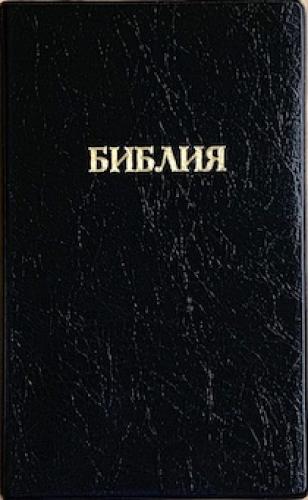 Библия каноническая 048g E3 (черный металлик, исскуствен кожа, золотой. обрез)