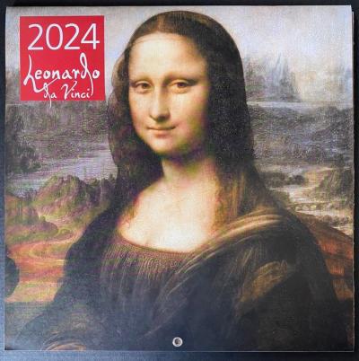 Календарь настенный перекидной 2024. Леонардо да Винчи
