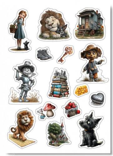 Наклейки А5 «По дороге за мечтой» (Страна Оз) (Ваката) 1014