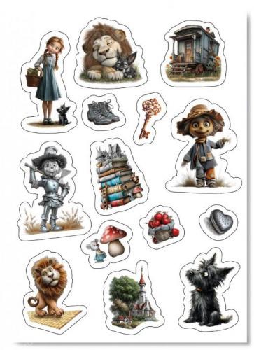 Наклейки А6 «По дороге за мечтой» (Страна Оз) (Ваката) 1015