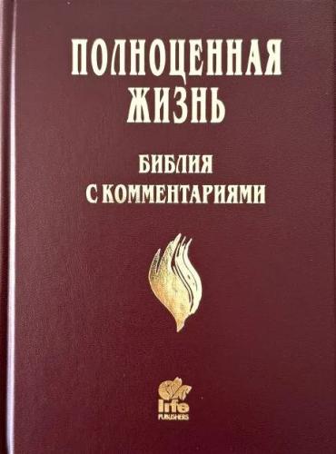 Библия «Полноценная жизнь» 065 (темно-коричневый, с оттенком бордо твердый переплет) 25065-2