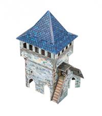 Игровой набор из картона Верхняя башня