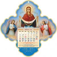 Мини-календарь с отр. блоком на 2015 год Св.прав. Блж.Матрона