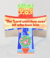 Крест The Lord watches (керамика)