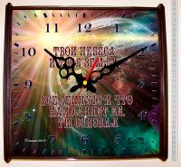Часы настенные «Твои небеса» (дерево, стекло, 30*30 см)