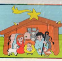 Поделка для детей Рождественская фреска