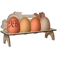 Подставка под пасхальные яйца «Цыплята в корзинке»
