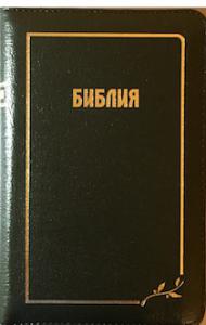 Библия каноническая 045 z (темно-зеленый, золотой обрез, на молнии)