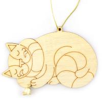 Сувенир-подвеска для раскрашивания «Кот»