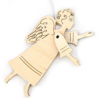 Сувенир-подвеска для раскрашивания «Ангел» в профиль