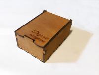 Шкатулка деревянная для подарка в ассортименте 100*70*40 мм (Дюков)