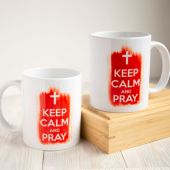 Кружка сувенирная «Keep calm and pray»