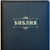 Библия каноническая 076zti (кожа, черный пятнистый, на молнии, с индекс., зол.обрез) 23076-4