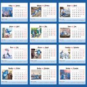 Календарь на спирали на 2023 год «Кошарики в Питере (сэлфи)» (КР44-23111)