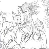 Волшебный мир мифов. Вдохновляющие раскраски (Худ. Илья Есаулов)