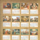 Календарь перекидной на ригеле А4 на 2023 год «Библейские сюжеты»