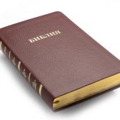 Библия каноническая 057 MG (бордовый, гибкий переплет, золотой обрез)