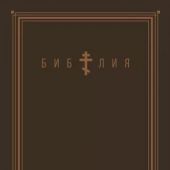Библия с неканоническими книгами 075g коричневая, термовинил, крест в слове «Библия» зол. тисн