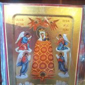 Икона Пресвятой Богородицы Прибавление Ума. На дереве 125Х160 (Синопсисъ)