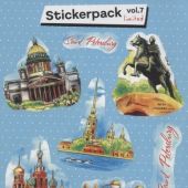 Набор стикеров «Акварельный Петербург»