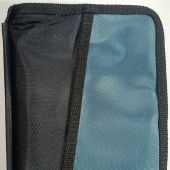 Чехол-сумка с ручкой на молнии для Библии из гидронейлона 22,2*14,4 светло-синий