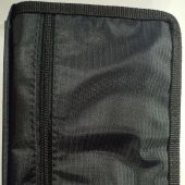 Чехол-сумка с ручкой на молнии для Библии из гидронейлона 22,2*14,4 черный