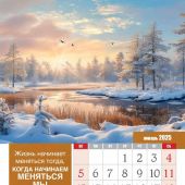 Календарь настенный перекидной на пружине 25*35 см. на 2025 год «Секреты успеха»