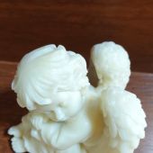 Интерьерная статуэтка «Спящий ангел» (левый)под слоновую кость в коробке (От Иваныча)