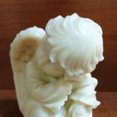 Интерьерная статуэтка «Спящий ангел» (правый)под слоновую кость в коробке (От Иваныча)