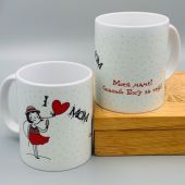 Кружка сувенирная «Моей маме! Спасибо Богу за тебя!»