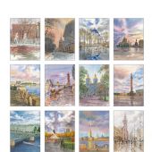 Набор открыток «Санкт-Петербург в акварелях» (СН110-160470)
