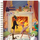 Блокнот (тетрадь) на спирали А5 «Пламя сердца» софт-тач (Ваката) 972