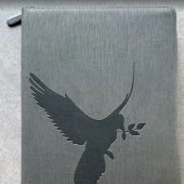 Библия каноническая 076z (серый графит Голубь, молния) 25076-46