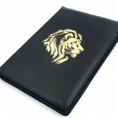 Библия каноническая 076zti (черная, золотой лев, молния, указатели) 250076-13