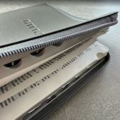 Библия каноническая 076zti (серая,Библия с вензелем, молния, указатели) 25076-23