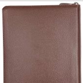 Библия каноническая 076zti (коричневая, Библия с вензелем, молния, указатели) 25076-21