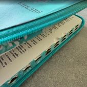 Библия каноническая 076zti (цветная печать Сакура, молния, указатели) 25076-49