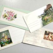 Набор мини-открыток (визиток) 9Х5 см Ассорти