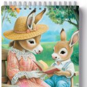 Блокнот 10Х14 см «Мои лучшие друзья», ослики, глянец (Ваката) 984