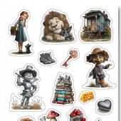 Наклейки А5 «По дороге за мечтой» (Страна Оз) (Ваката) 1014