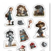 Наклейки А6 «По дороге за мечтой» (Страна Оз) (Ваката) 1015