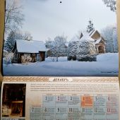 Календарь православный перекидной на 2026 год «Пюхтицкий Успенский ставропигиальный женский монастыр