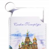 Зеркало прямоугольное. Сталь. Экокожа. Санкт-Петербург (В асортименте)